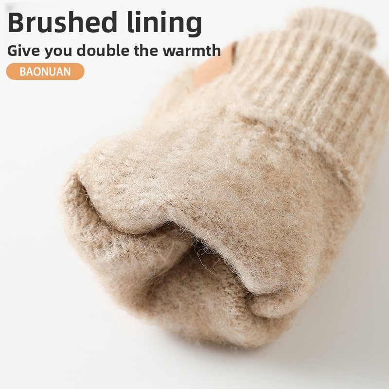 Kadınlar için Kışlık, Kalınlaş - Wool Glove Lined incelemesi ve fiyatı