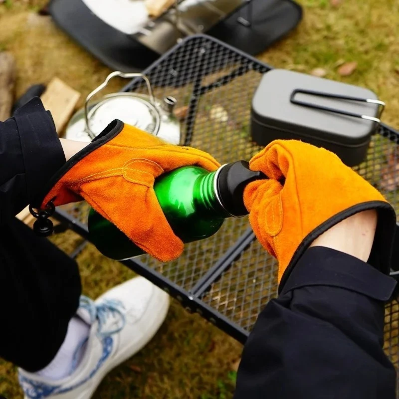 Sığır derisinden yapılmış, ısı - Heat Resistant Glove incelemesi ve fiyatı