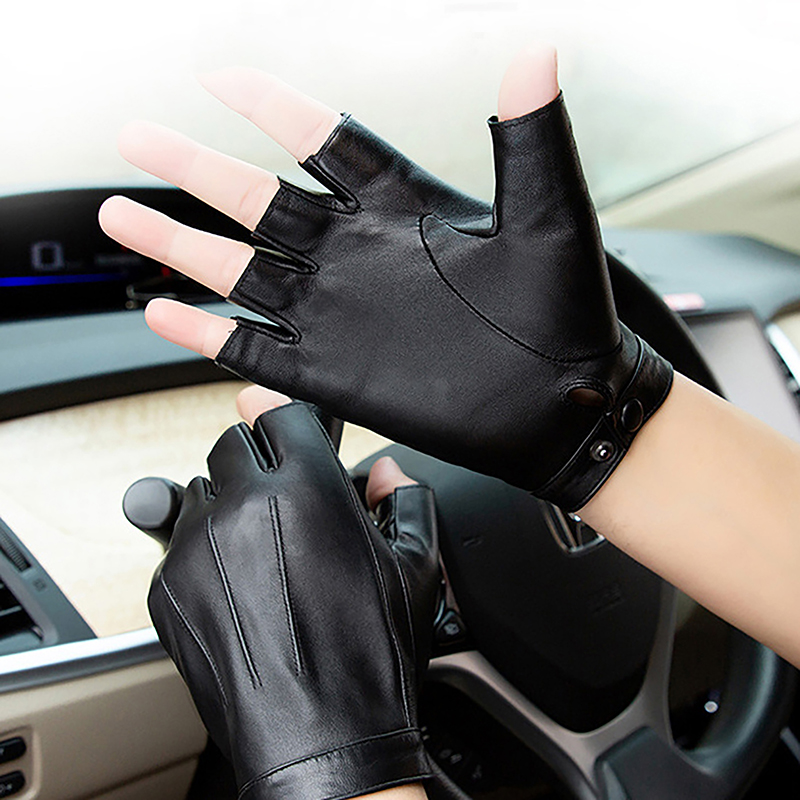 1 Çift Parmaksız Erkek Eldiven - Leather Driving Glove incelemesi ve fiyatı