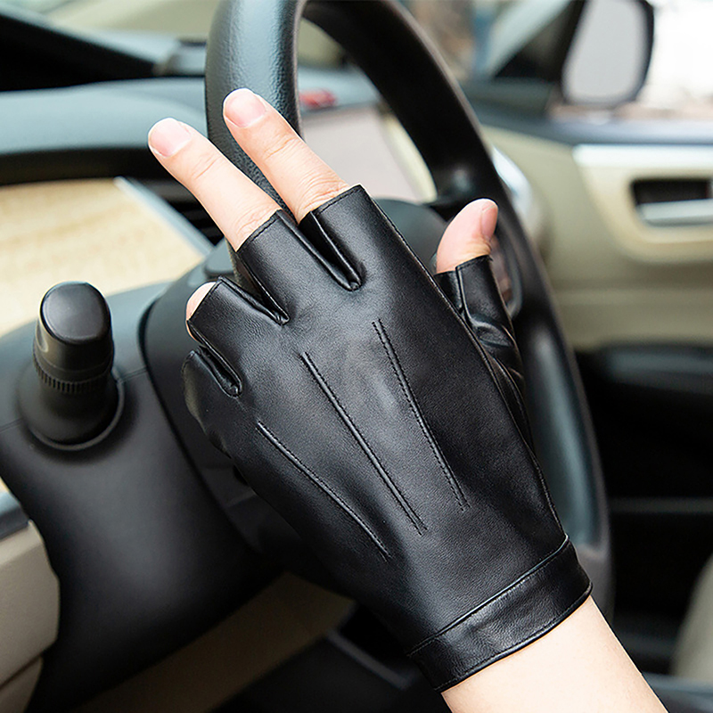 1 Çift Parmaksız Erkek Eldiven - Leather Driving Glove incelemesi ve fiyatı