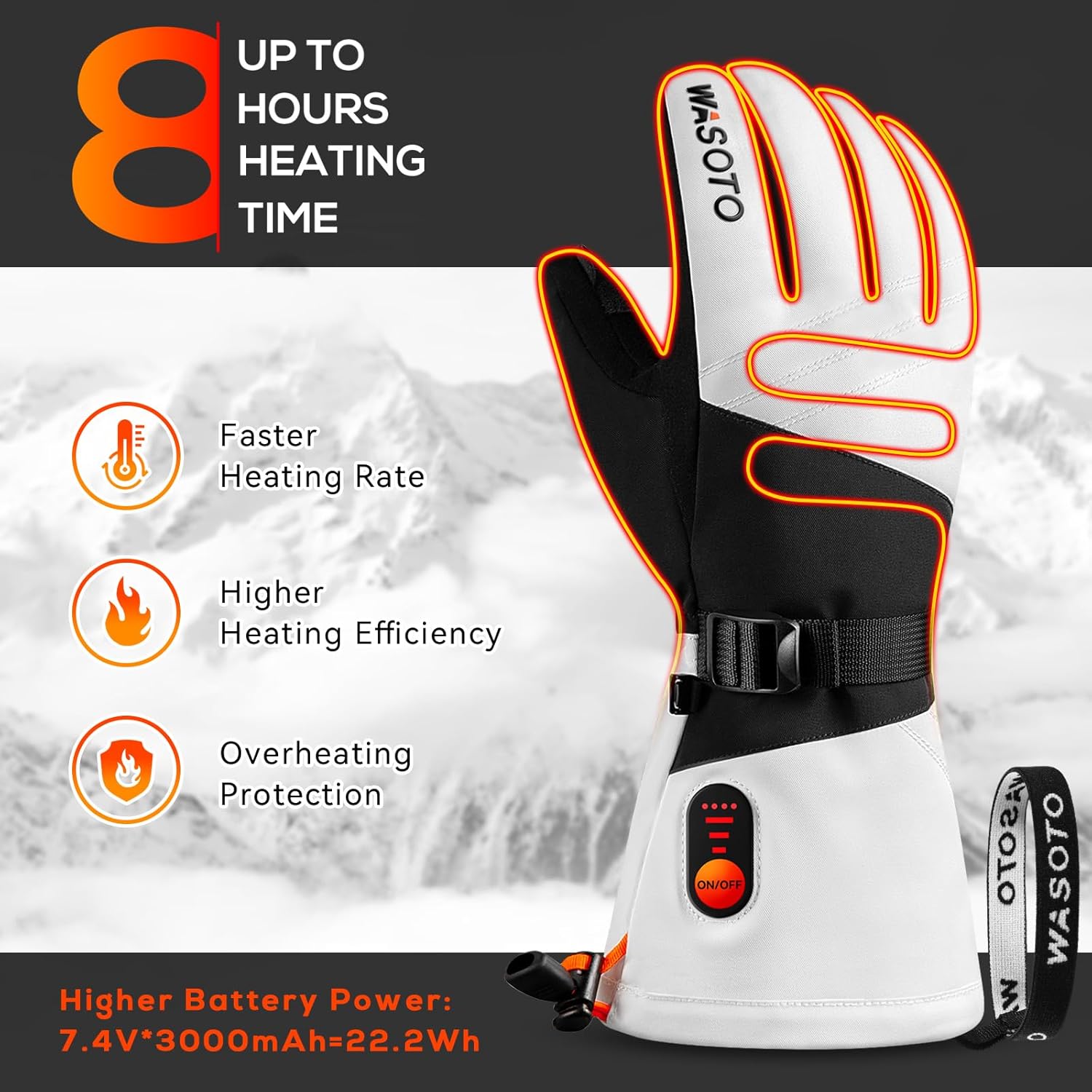 Profesyonel USB ile Şarj Edile - Ski Glove Waterproof incelemesi ve fiyatı