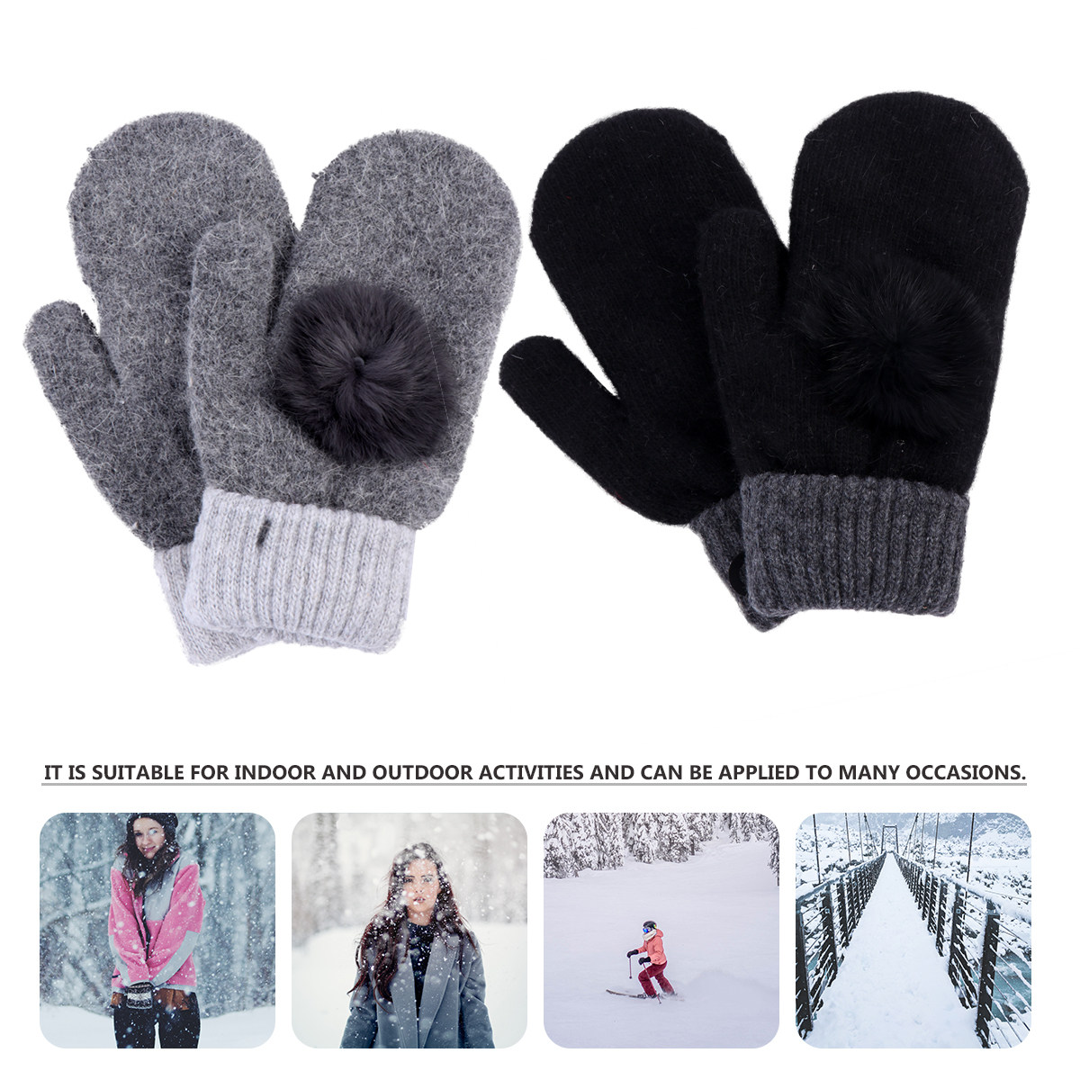 2 Çift Sıcak Yün Eldiven, İç A - Wool Glove Lined incelemesi ve fiyatı