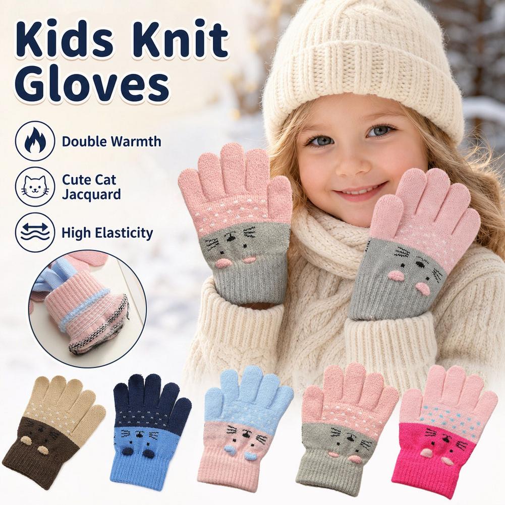 Çocuklar için Örgü Eldivenler, - Wool Glove Lined incelemesi ve fiyatı