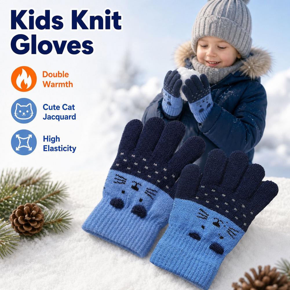 Çocuklar için Örgü Eldivenler, - Wool Glove Lined incelemesi ve fiyatı
