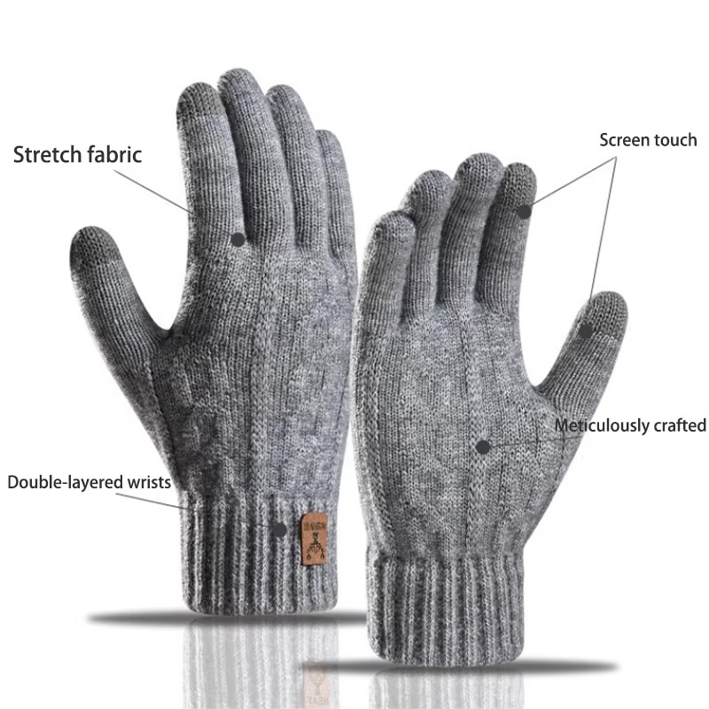 2026 Erkek Termal Yün Örgü Eld - Wool Glove Lined incelemesi ve fiyatı